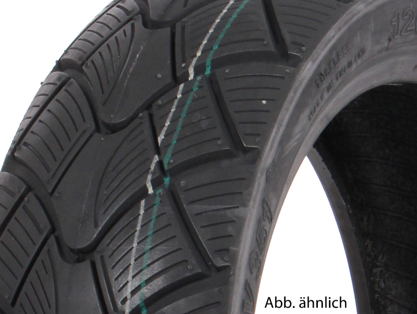 Pneu Vee Rubber 120/70-12, 58S, TL, renforcé, VRM351, M+S, avant