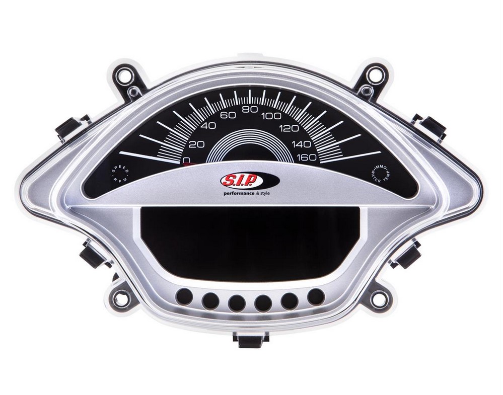 Compte-tours/tachymètre pour Vespa GTS/GTS Super 300ccm FL ('14-), argenté