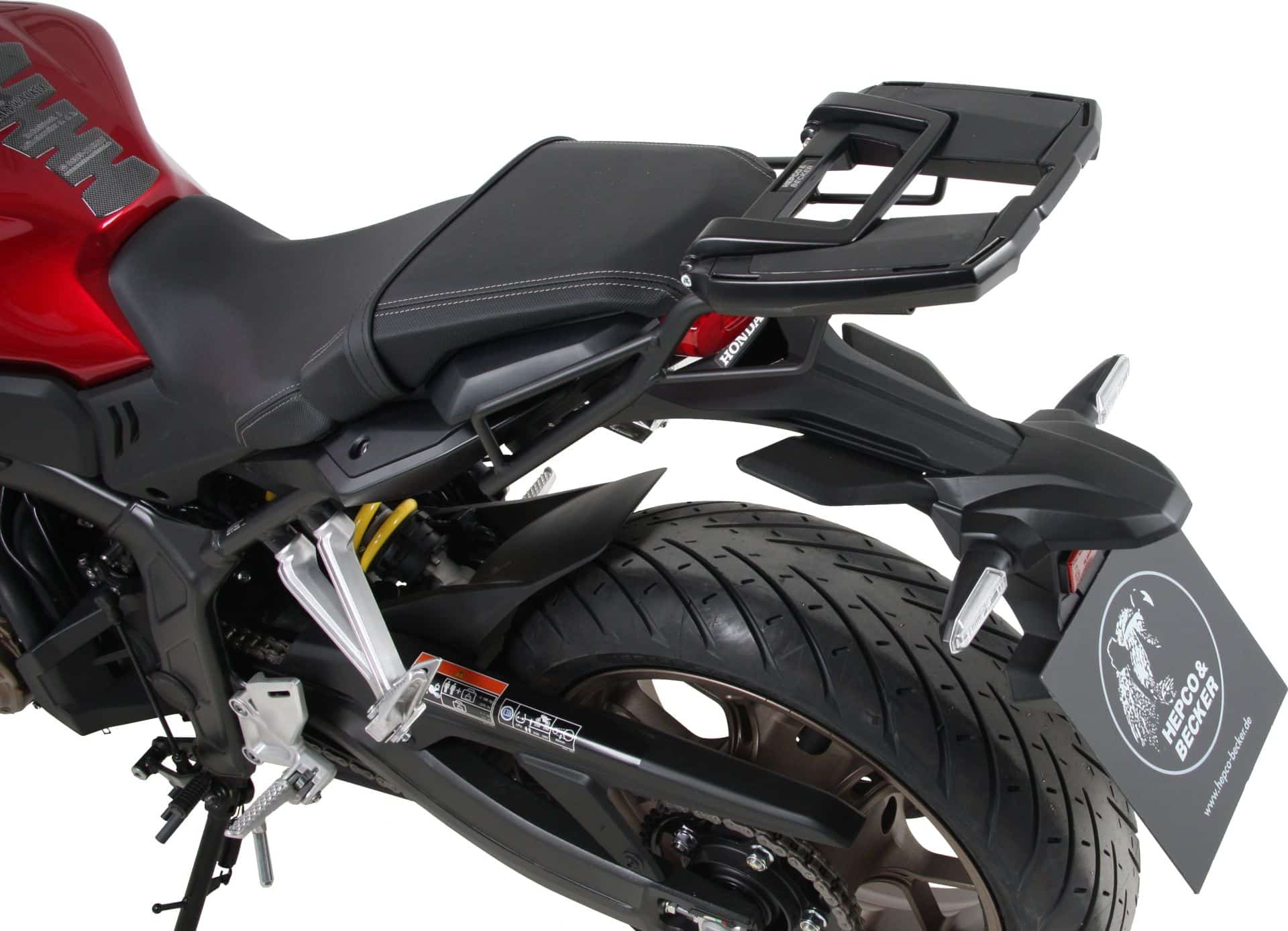 Support de top case Easyrack noir pour Honda CBR 650 R (19-20) Hepco & Becker