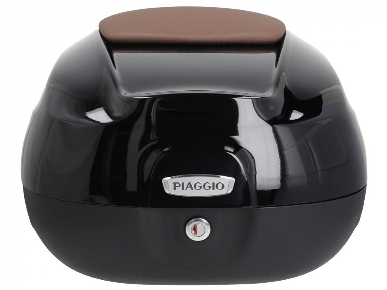 Top case 37L pour Beverly Original Piaggio - NERO LUCIDO 90/B