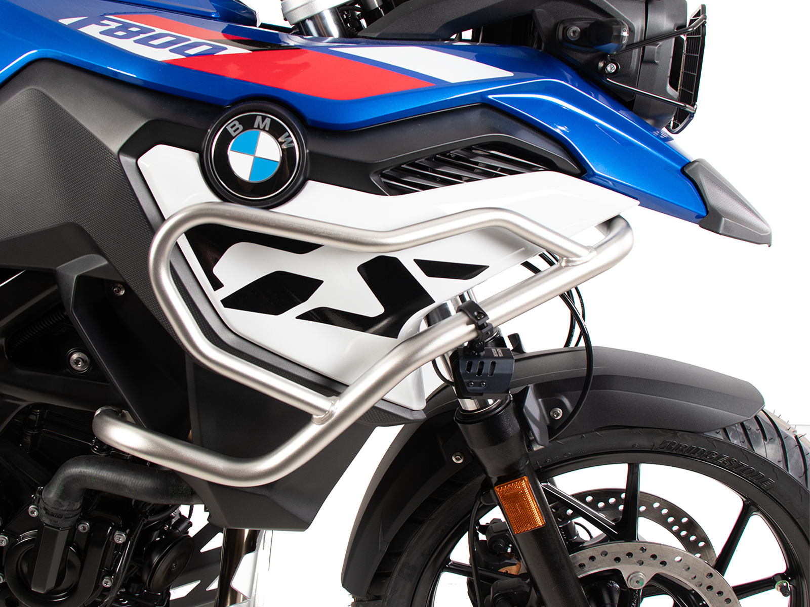 Arceau de protection du réservoir en acier inoxydable pour BMW F 800 GS (24-) Hepco & Becker