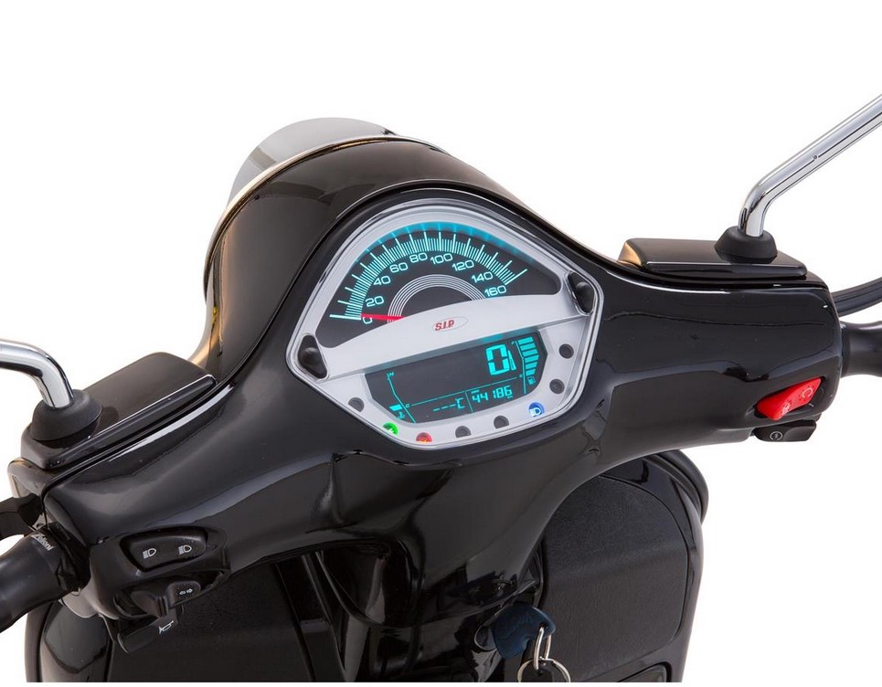 Compte-tours/tachymètre pour Vespa GTS/GTS Super/GTS SuperSport, i.e., 125-300ccm (-'14), argent