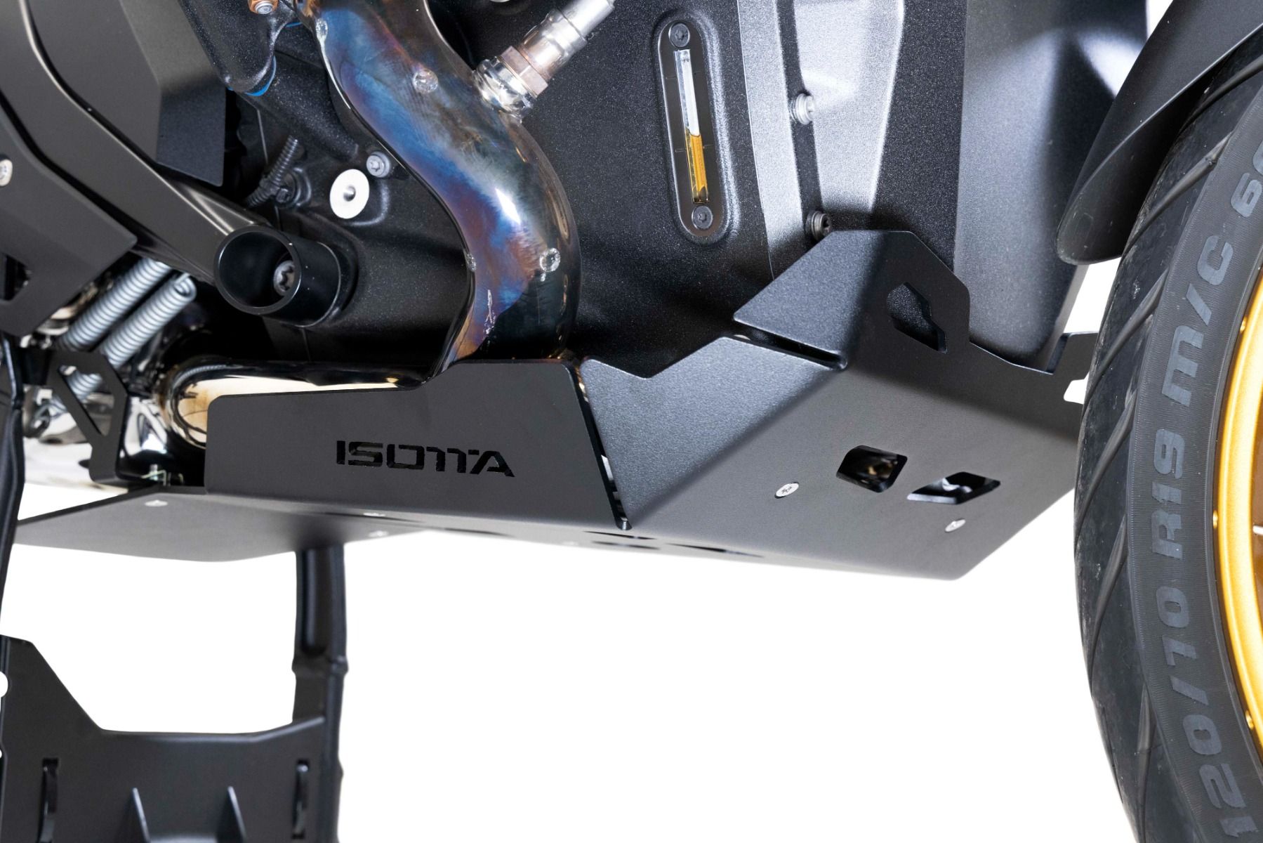 Plaque de protection moteur en aluminium pour BMW R 1300 GS, noir