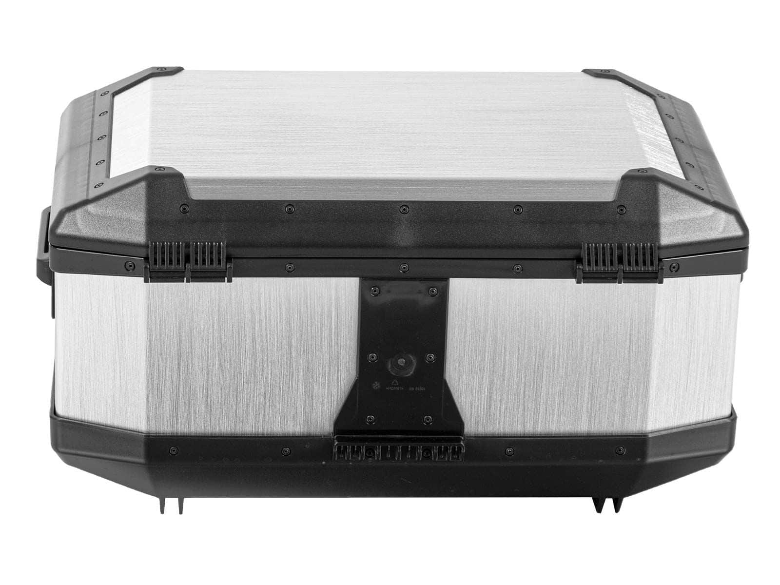 Topcase en aluminium Xplorer 60 litres aluminium argenté Hepco & Becker
