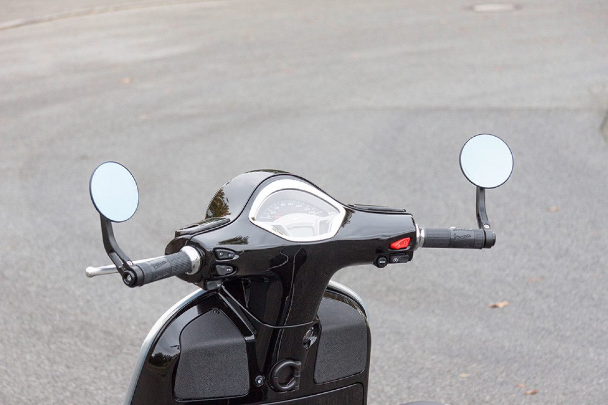 Miroir de guidon Clubman pour Vespa ET / LX / LXV /S / GTS / GTS Super / GTV / GTS HPE / GT