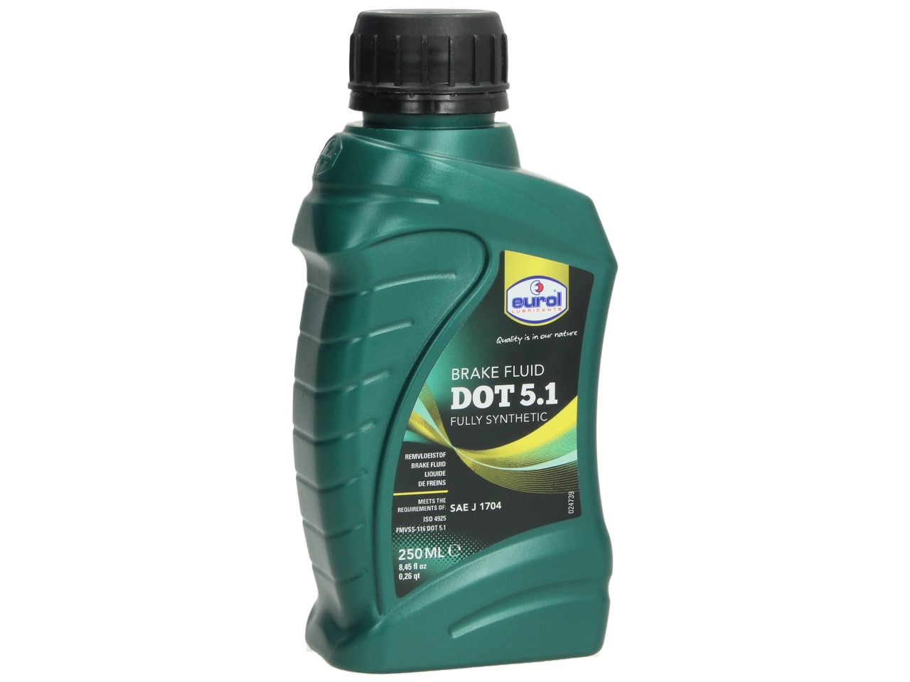 Liquide de frein Eurol, DOT 5.1, 0,250 l, SAE J1703 / ISO 4925