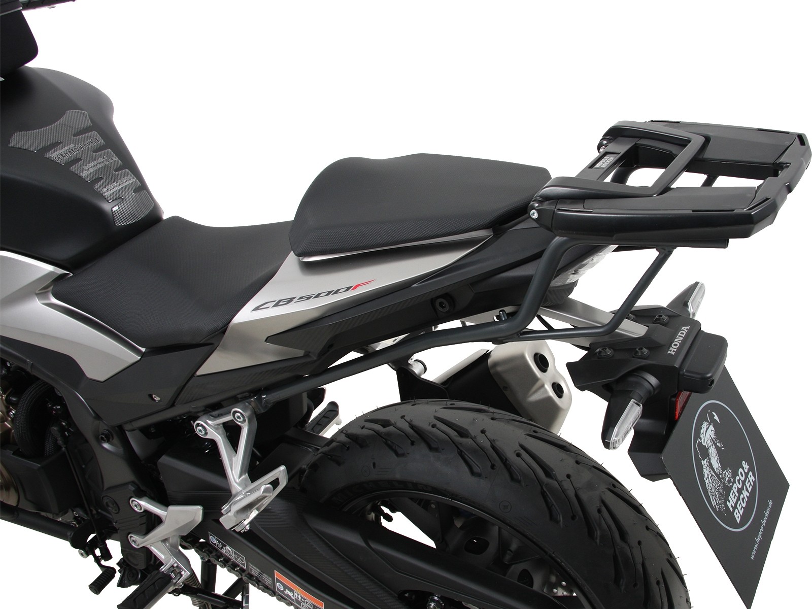 Support de top case Easyrack anthracite pour Honda CB 500 F (19-23) Hepco & Becker