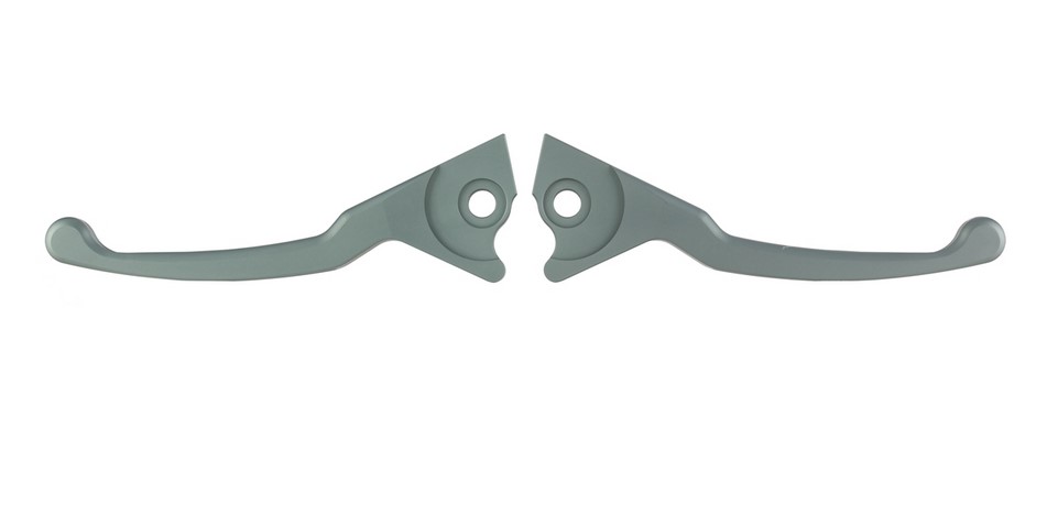 Levier de frein sport Shorty pour Vespa, droite et gauche, gris mat