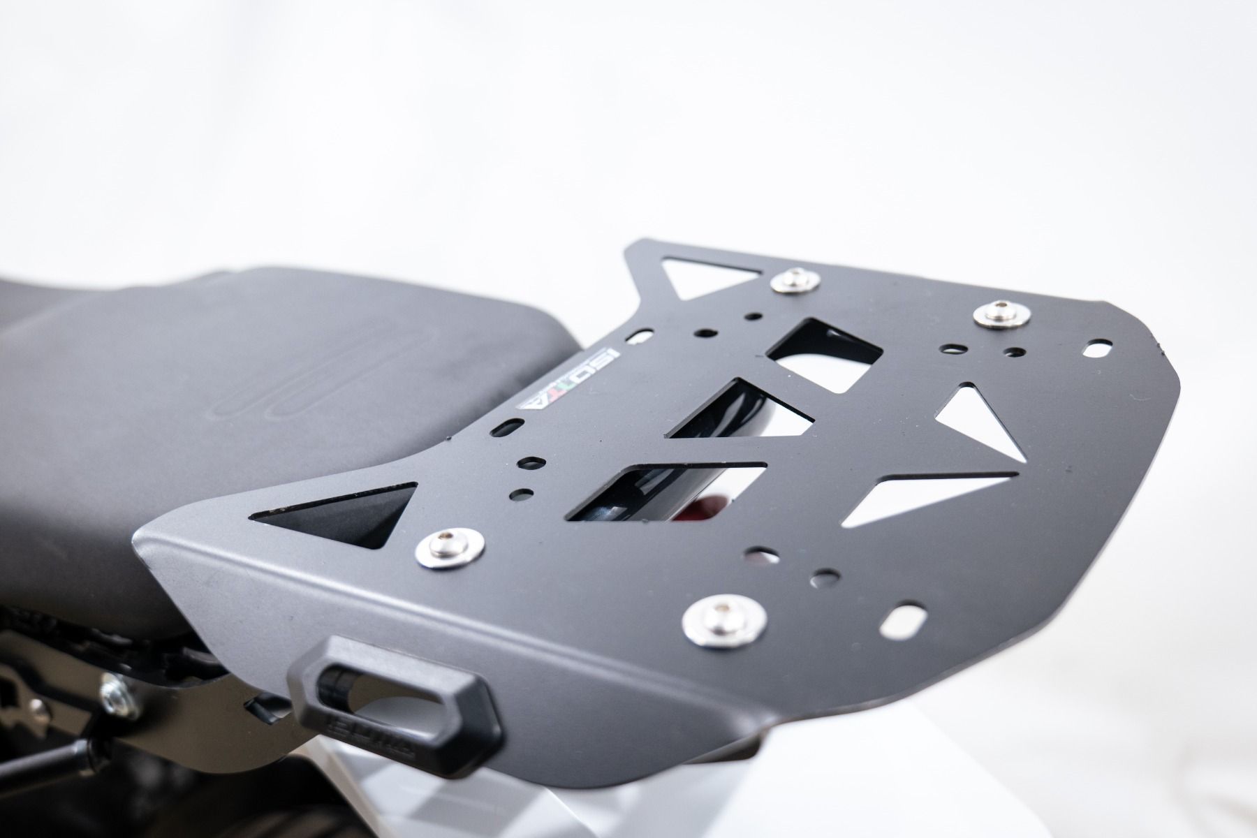 Porte-bagages pour Ducati DesertX, acier, noir