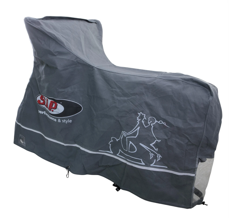 Garage pliant Indoor PREMIUM 2.0 pour Vespa GTS/GTV/GT, taille XL, gris