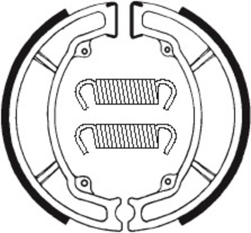 Patins de frein organiques Tecnium Scooter/Street/Off-Road/ATV - BA034