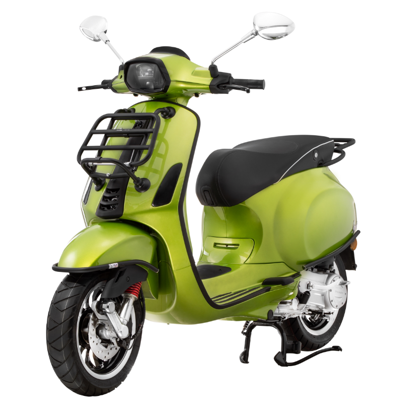 Arceau de protection latéral pour Vespa Primavera/Sprint/Elettrica 50-150ccm, noir mat