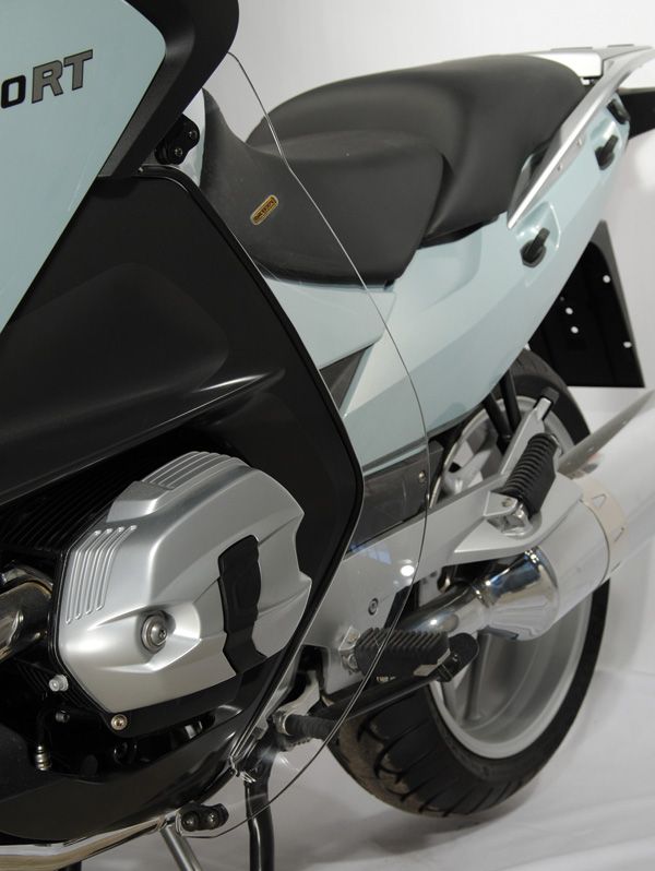 Protège-pieds pour BMW R 1200 RT (10-14), fumé clair, paire