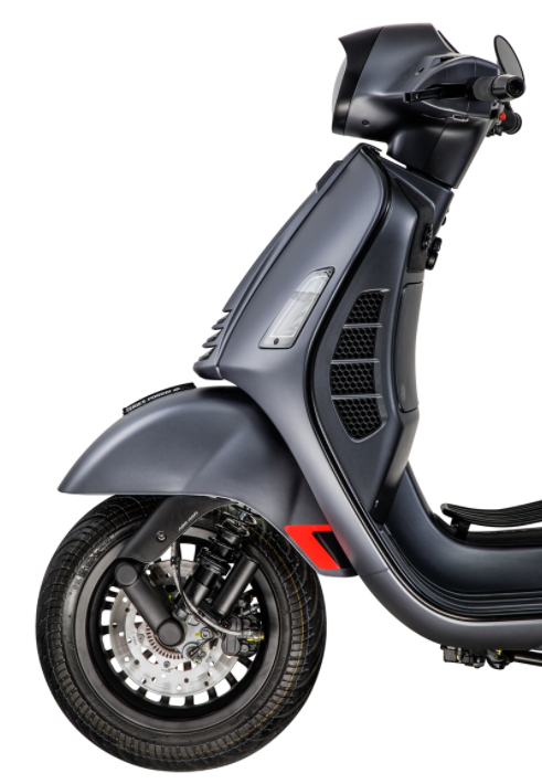 Amortisseur avant pour Vespa GTS/GTS Super/GTV/GT 60/GT/GT L 125-300ccm, noir mat