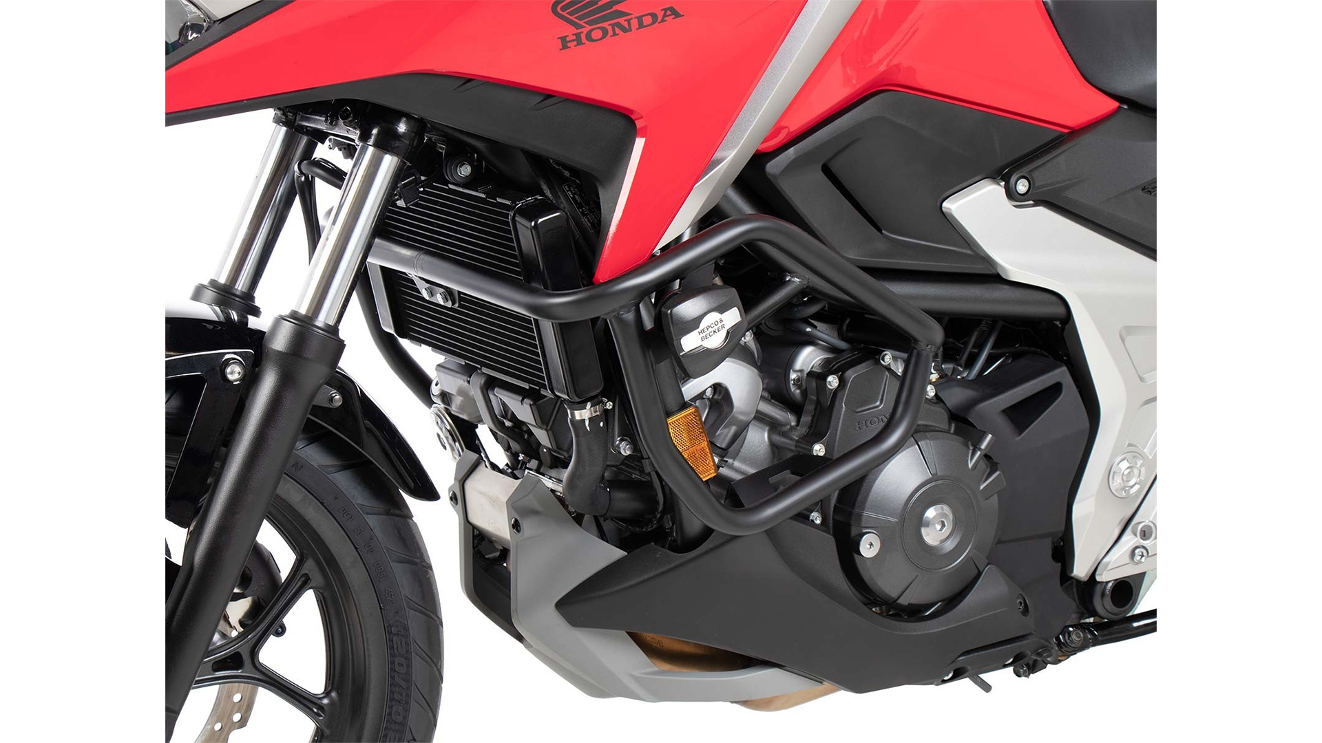 Arceau de protection moteur avec protectionpad noir pour Honda NC 750 X /DCT (21-) Hepco & Becker