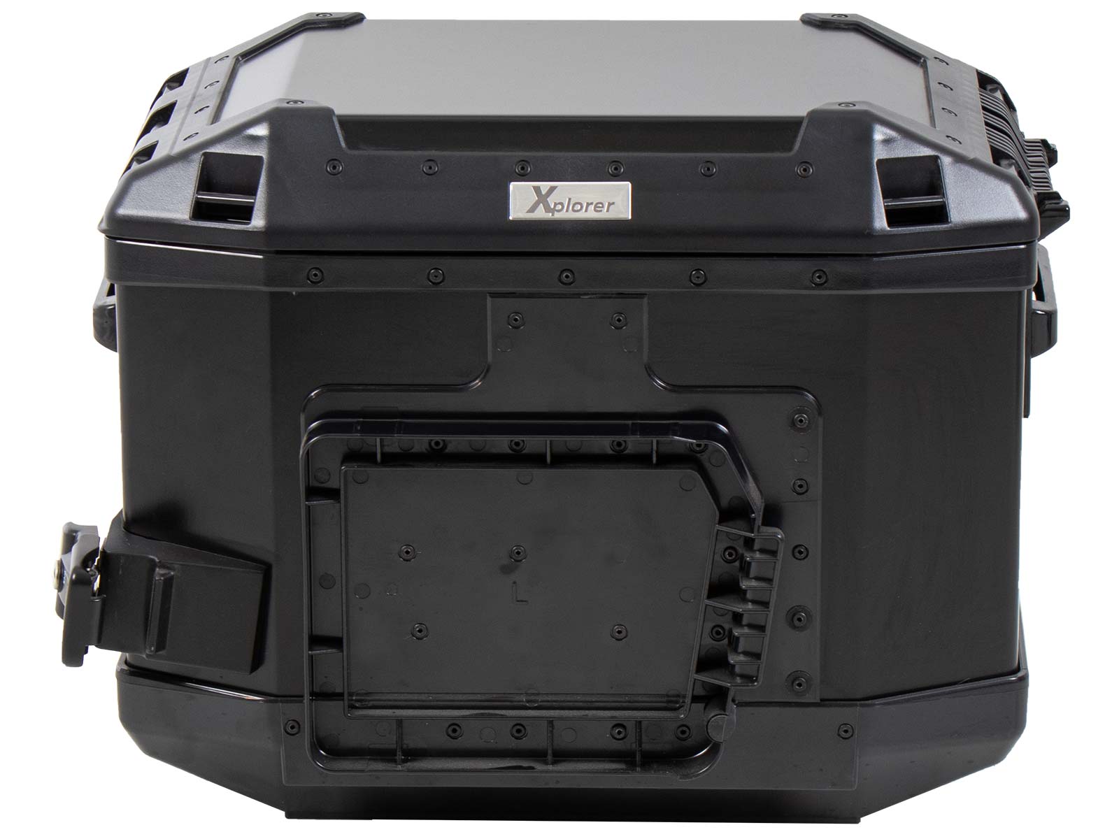 Valises latérales Alu Xplorer 40 Cutout gauche noir Hepco & Becker