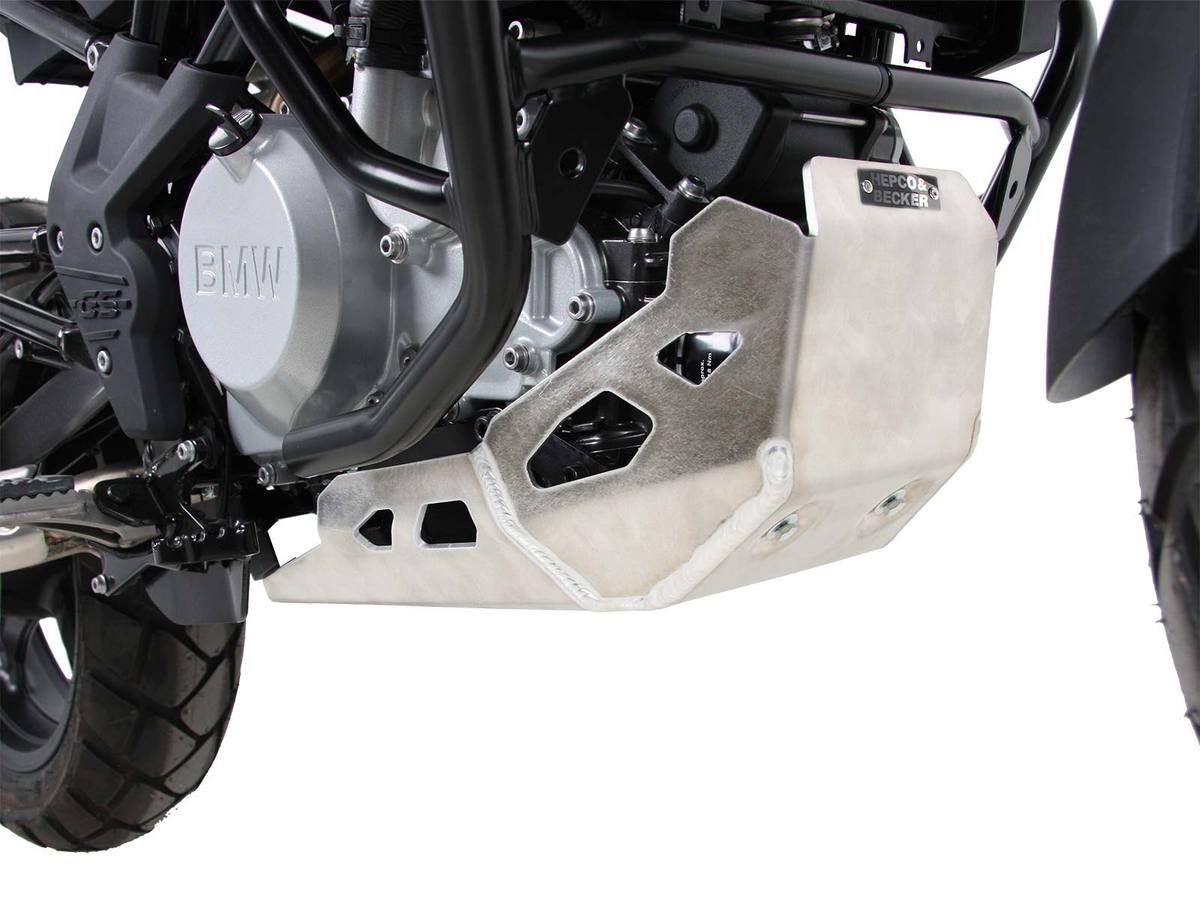 Plaque de protection moteur argentée pour BMW G 310 GS (17-) Hepco & Becker