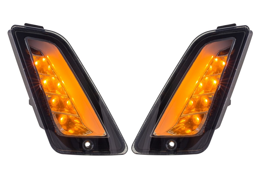 Kit clignotants avant gauche/droite pour Vespa GTS/GTS Super/GTV 125-300ccm ('14-), teinté