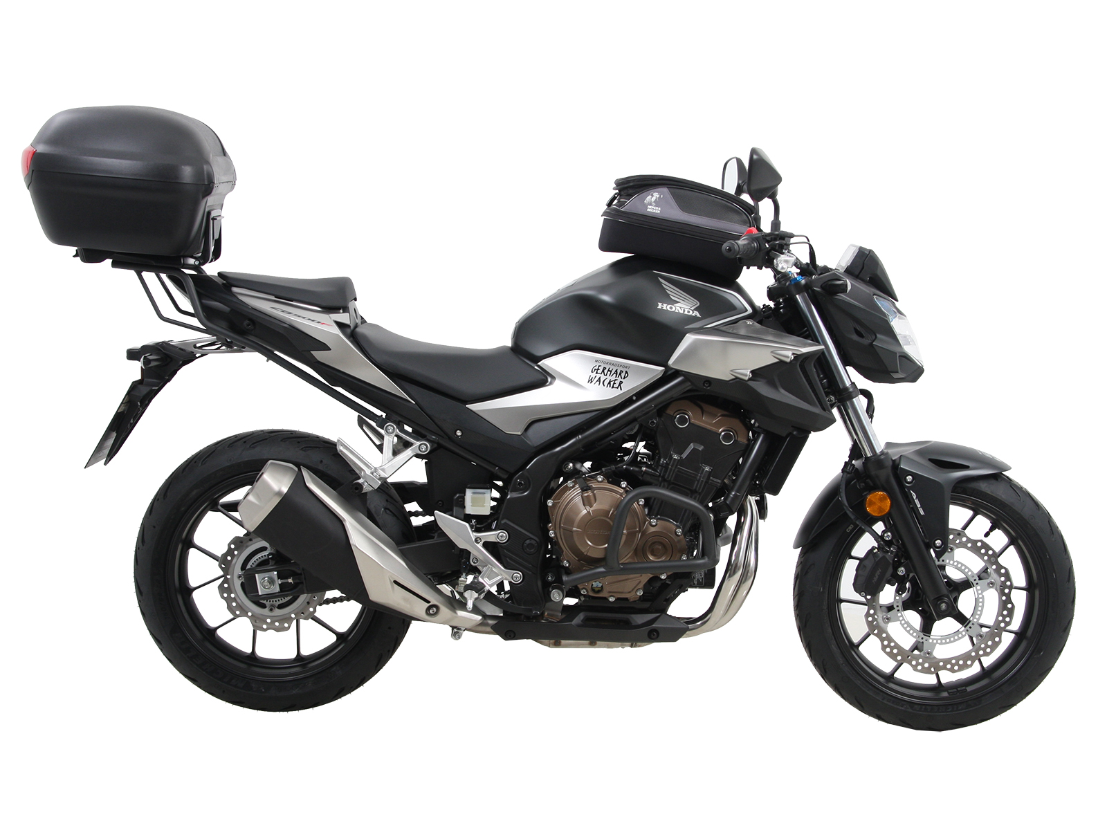 Anneau de réservoir Basic avec unité de fermeture de la sacoche de réservoir pour Honda CB 500 F (19-23) Hepco & Becker