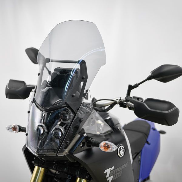 Pare-brise haut gris fumé pour Yamaha Ténéré 700 (19-24)