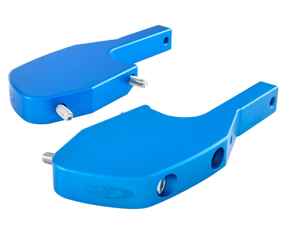 Adaptateur de repose-pieds passager pour Vespa GTS/GTS Super/GTV/GT 60/GT/GT L 125-300ccm, bleu mat