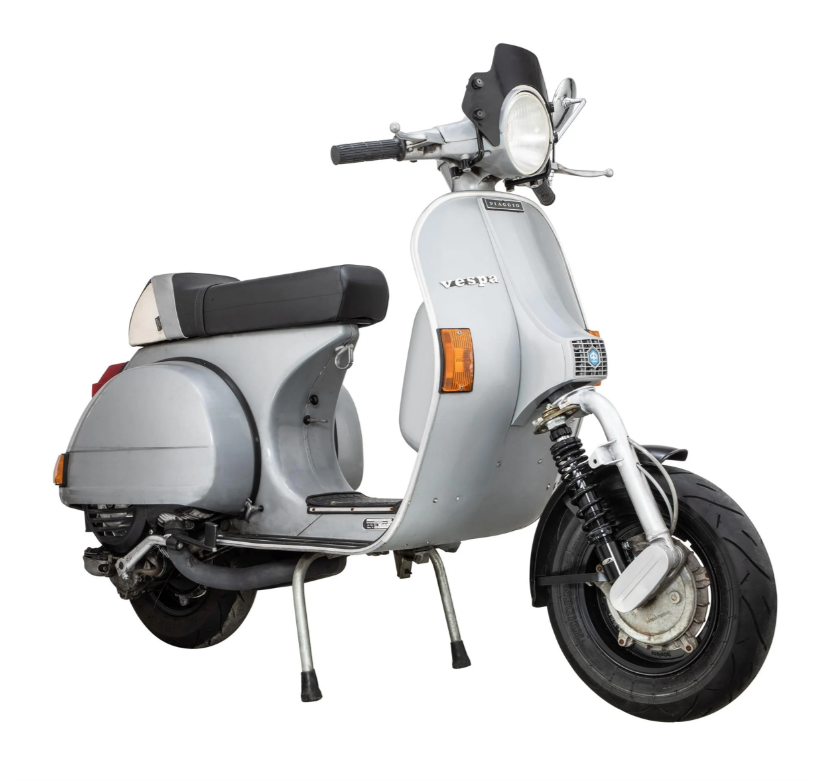 Aile Garelli EVO II pour Vespa PX 80-200ccm, GFK, noir