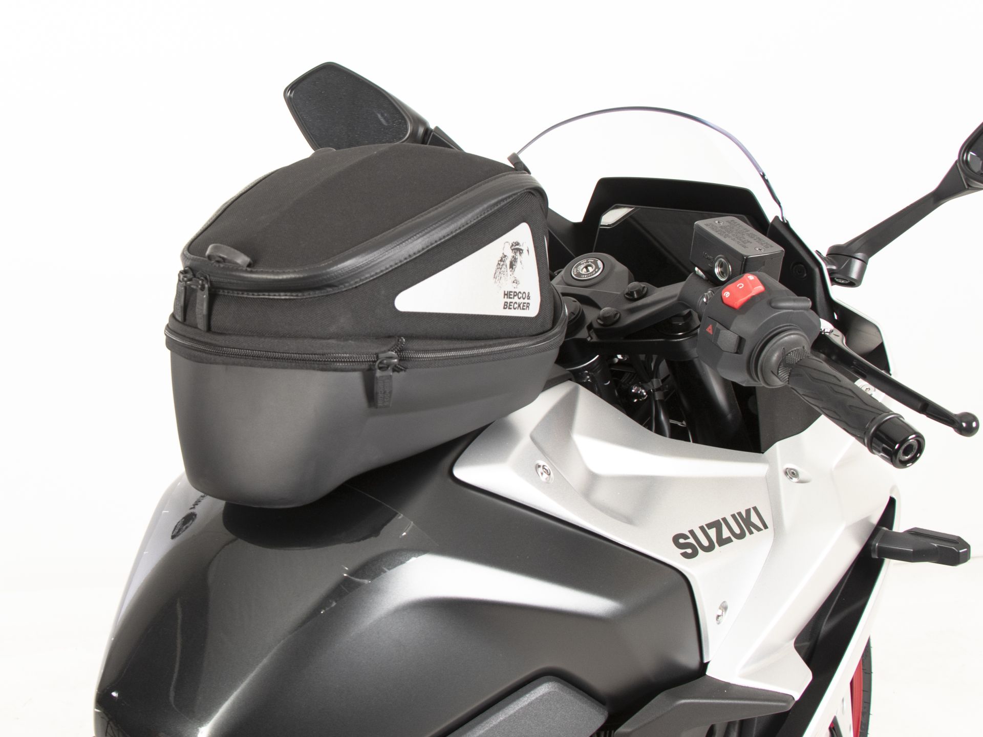 Anneau de réservoir Basic avec unité de fermeture de la sacoche de réservoir pour Suzuki GSX-8R (24- ) Hepco & Becker