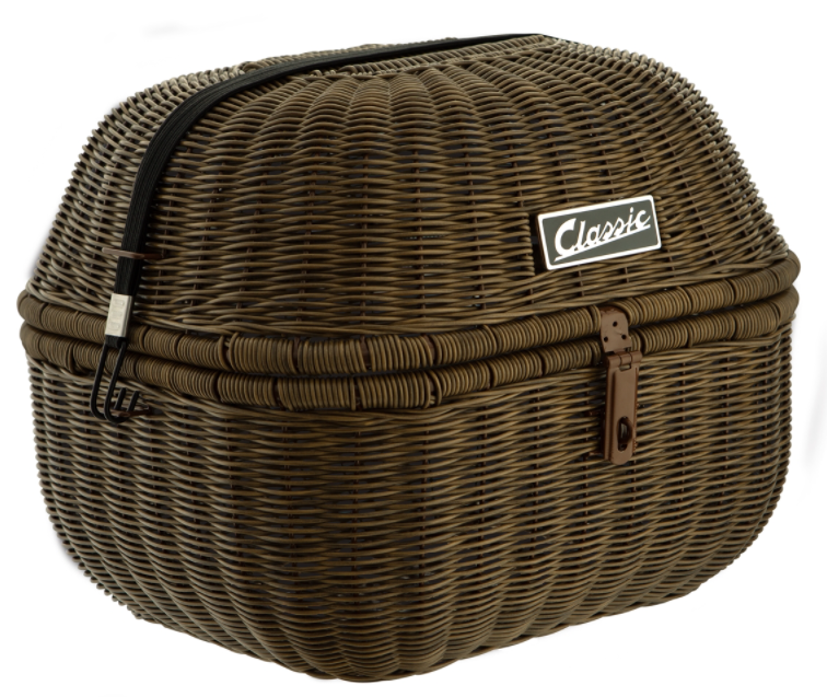 Panier à bagages Classic pour Vespa, marron foncé