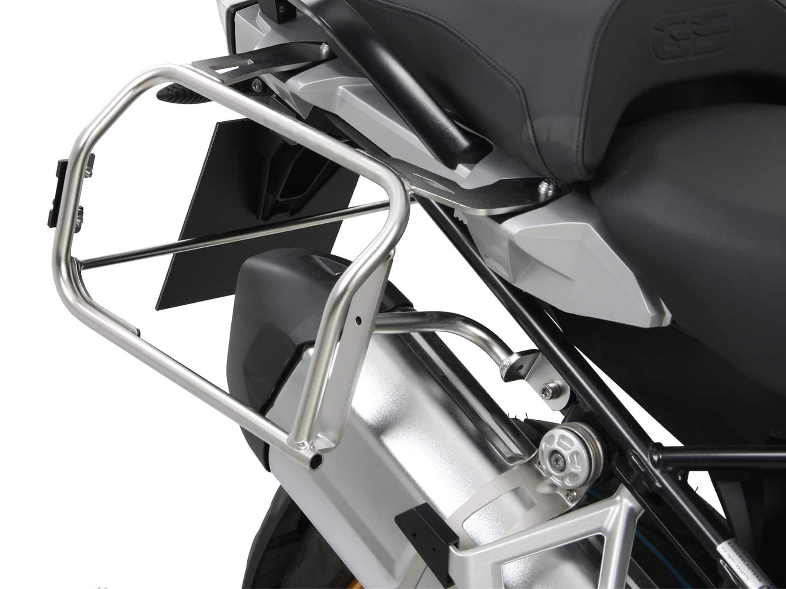 Support de valises latérales en acier inoxydable Cutout pour Xplorer Cutout Koffer 40/37 pour BMW R 1250 GS (18-23)