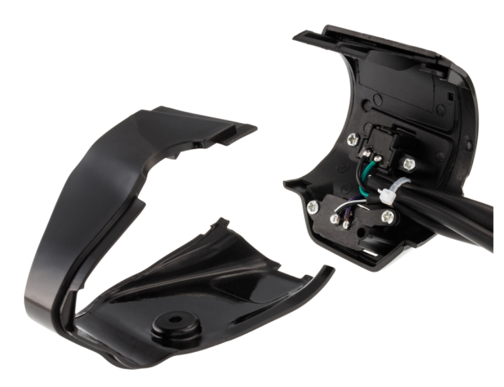 Interrupteur DMP droit pour Vespa Primavera/Sprint, noir brillant