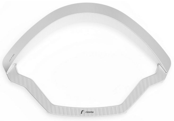 Anneau décoratif RIZOMA tachymètre pour Vespa GTS/GTS Super 125-300ccm (`23-), argenté