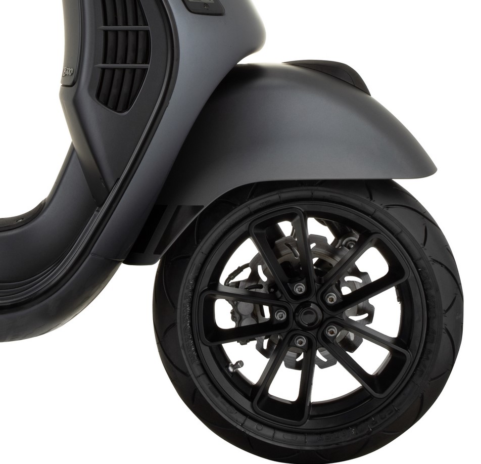 Jante avant/arrière 12" pour Vespa GTS/GTS Super/GTV/GT 60/GT/GT L 125-300ccm, noire mate