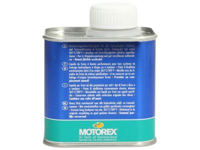 Liquide de frein Motorex, DOT 4, 0,250 l, transparent, lot de 12