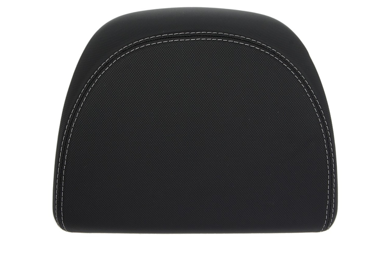 Coussin dorsal anthracite couture noire pour topsase Aprilia SR GT 125 / 200