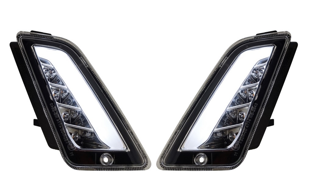 Kit clignotants avant gauche/droite pour Vespa GTS/GTS Super/GTV/GT 60/GT/GT L ('03-'13), clair