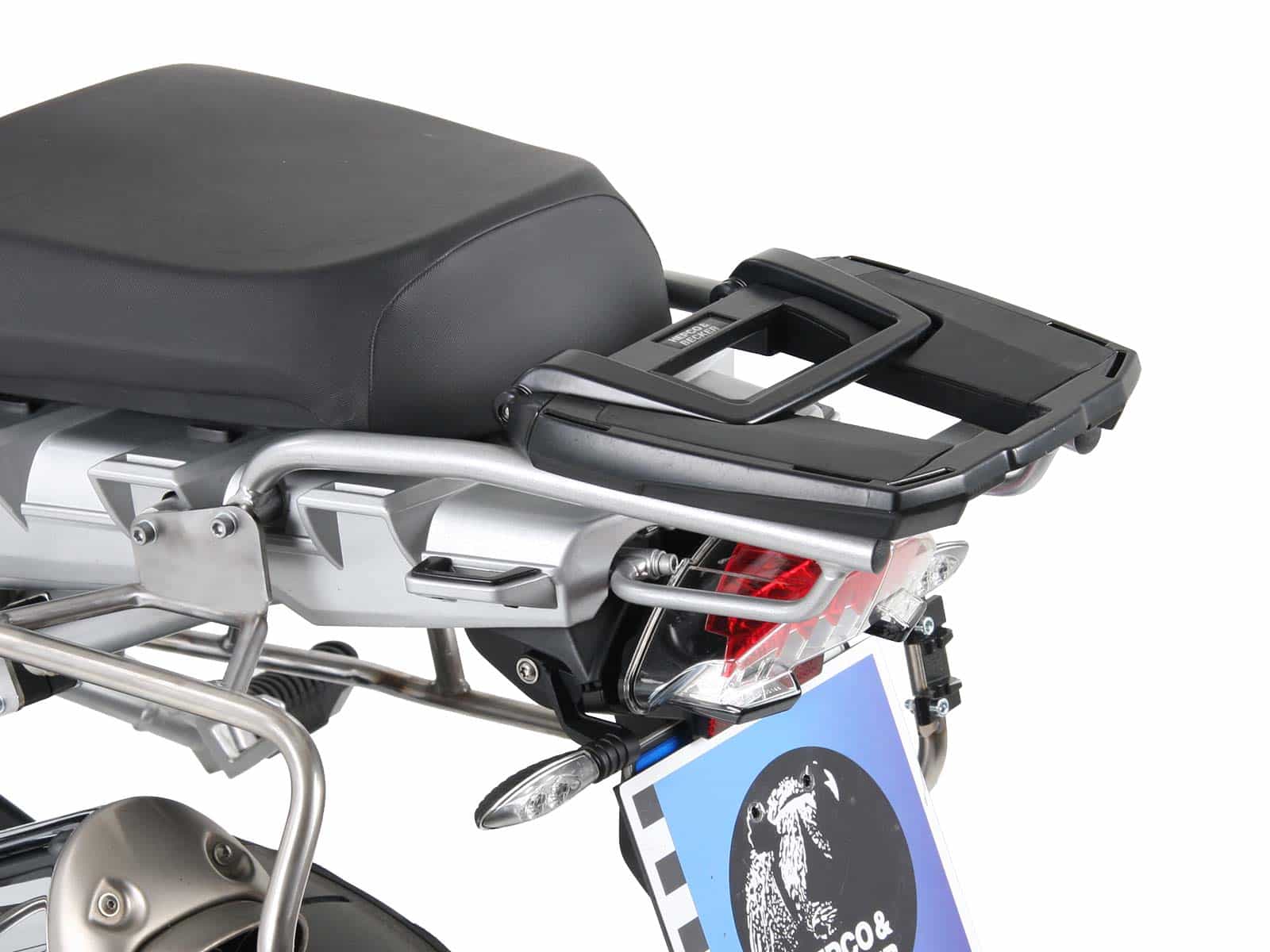 Support de top case Easyrack argenté pour BMW R 1200 GS (04-12) Hepco & Becker
