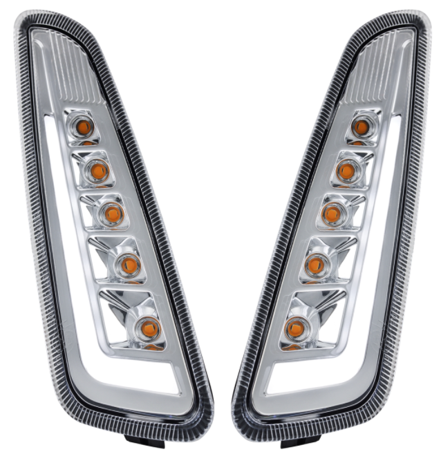 Kit clignotant avant gauche/droite pour Vespa Primavera/Sprint 50ccm 2T/4T, clair