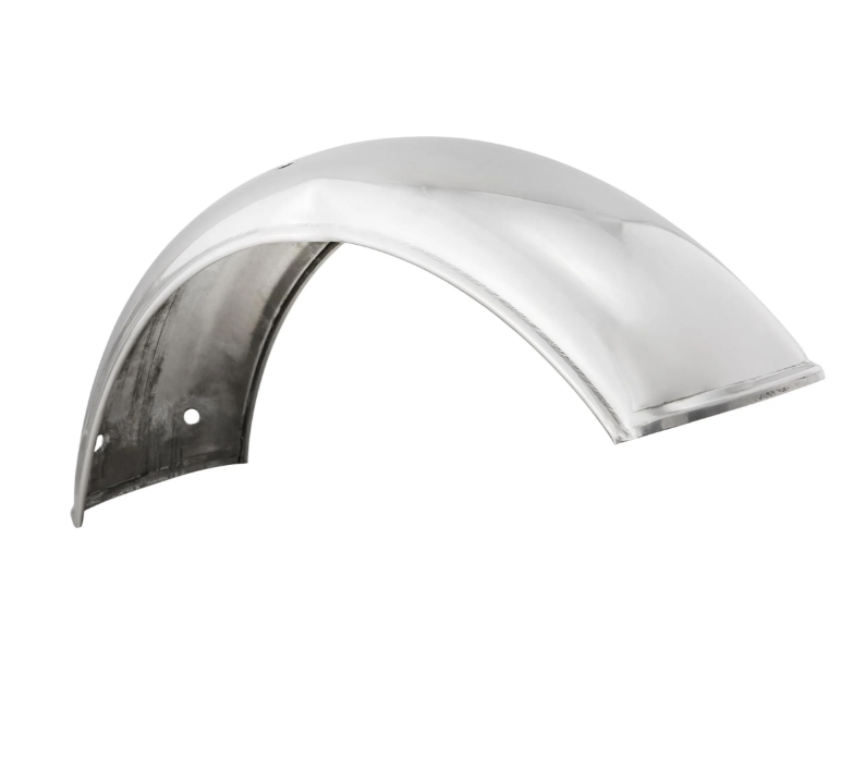 Aile 2.0 Garelli sans support pour Vespa PX 80-200ccm, inox poli