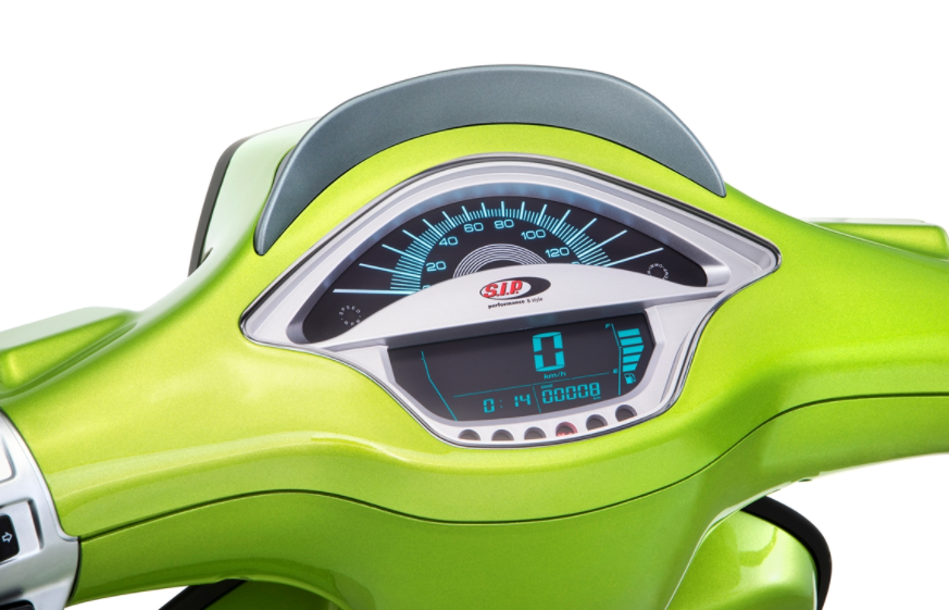 Compte-tours/tachymètre pour Vespa Primavera/Sprint 50-150ccm 2T/4T AC, argenté