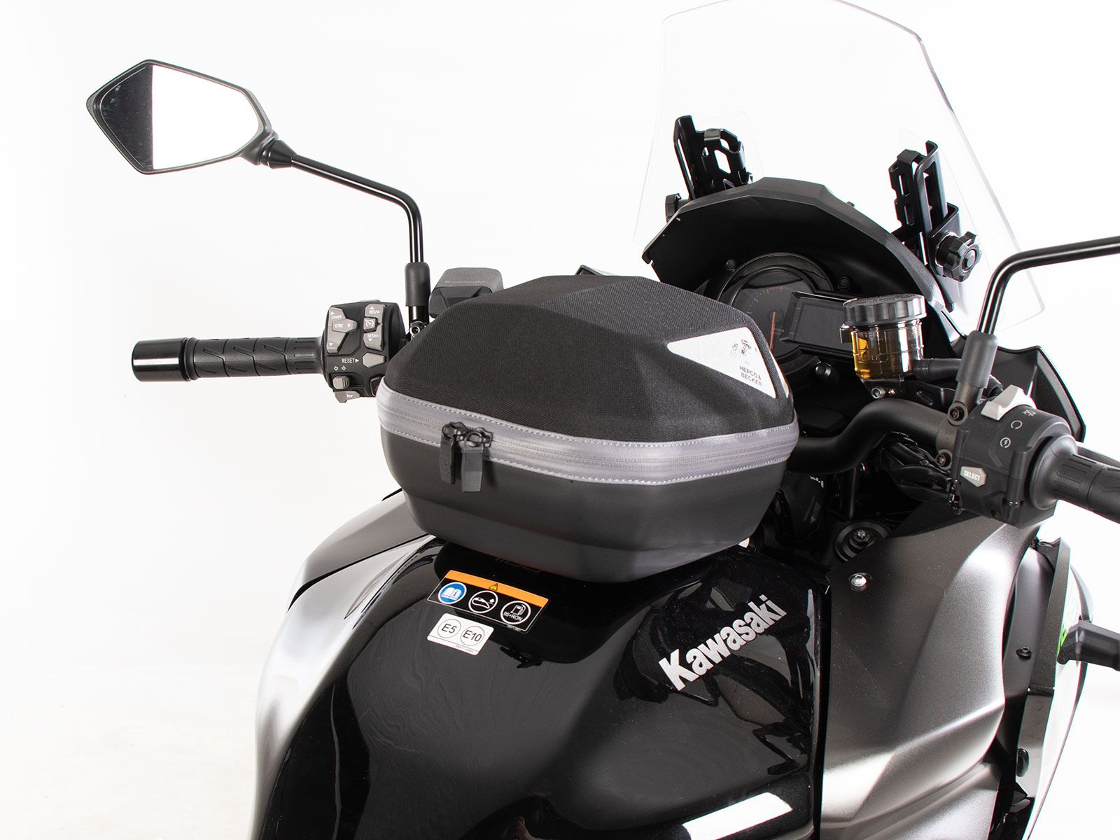 Anneau de réservoir Basic avec unité de fermeture de la sacoche de réservoir pour Kawasaki Versys 1100 /SE (25- ) Hepco & Becker