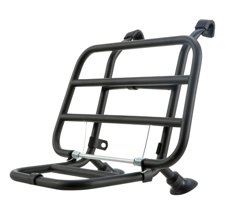 Porte-bagages avant pour Vespa PX 80-200ccm, pliable, noir