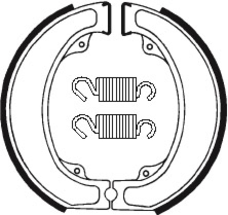 Mâchoires de frein organiques Tecnium Street - BA075