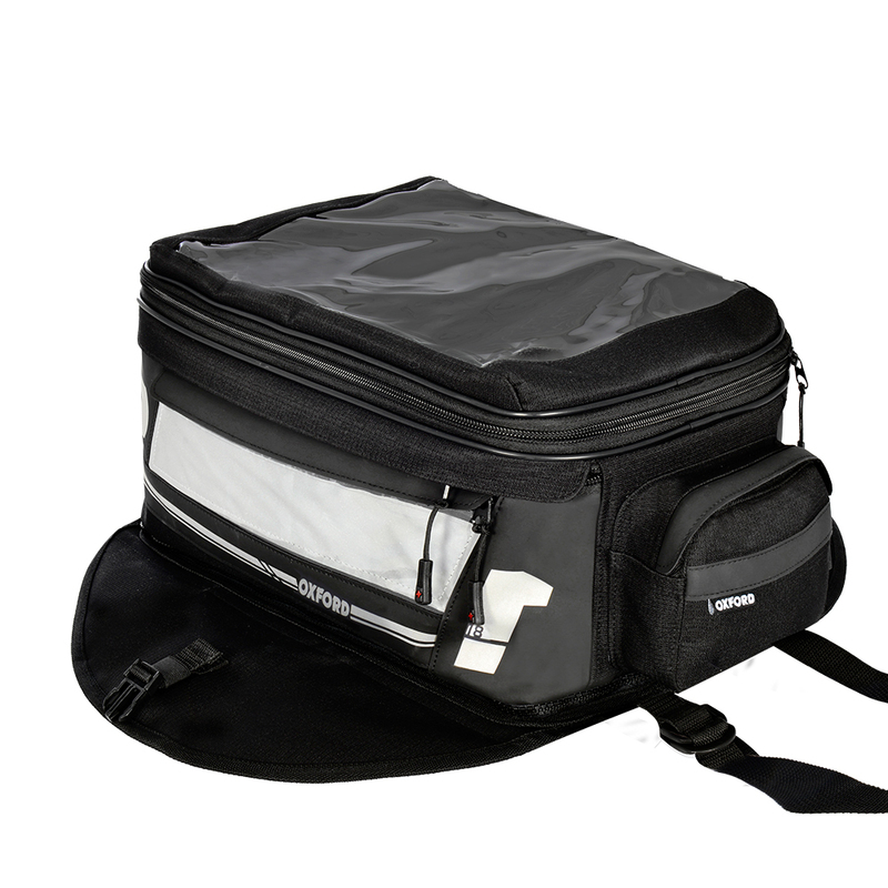 Oxford F1 Grande sacoche de réservoir magnétique noire 18L