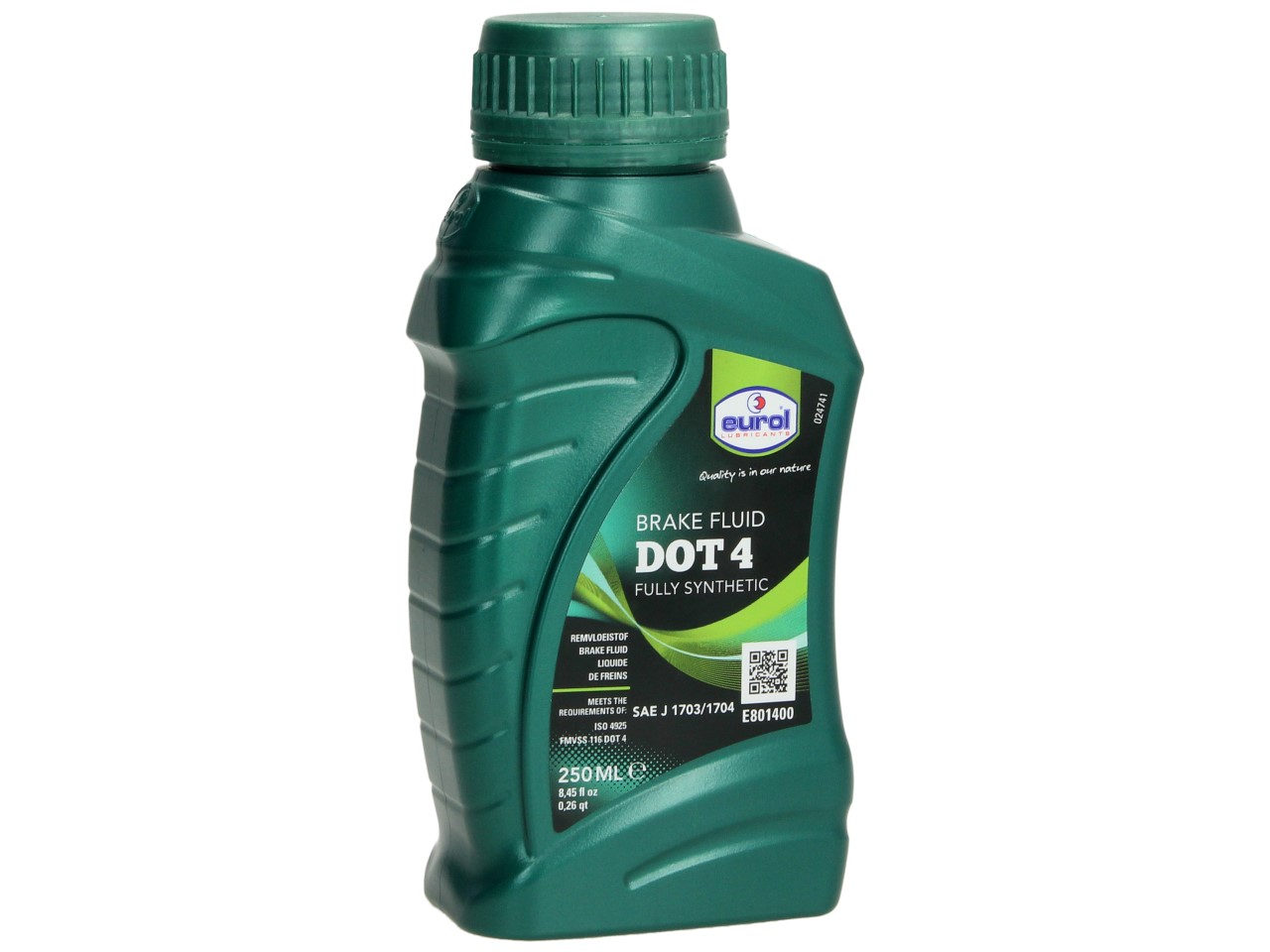 Liquide de frein Eurol, DOT 4, 0,250 l, SAE J1703 / ISO 4925