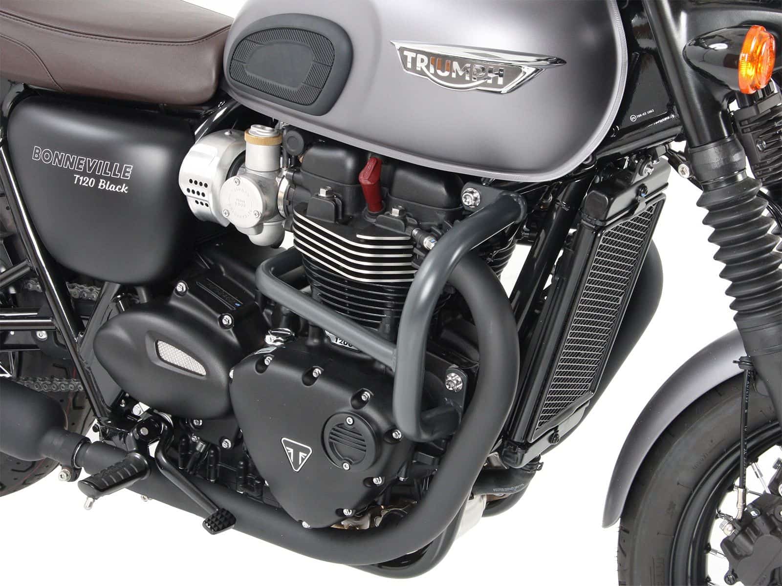 Arceau de protection moteur noir pour Triumph Bonneville T100 (17-) Hepco & Becker