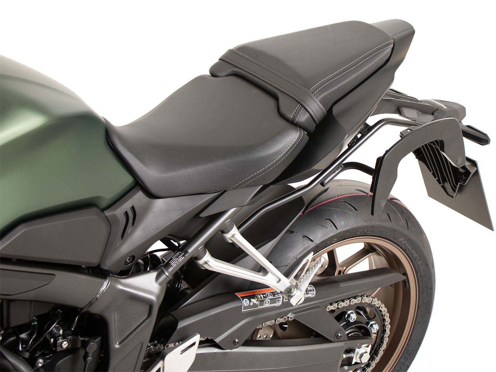 Supports latéraux C-Bow noirs pour Honda CB 650 R / E-Clutch (24-) Hepco & Becker