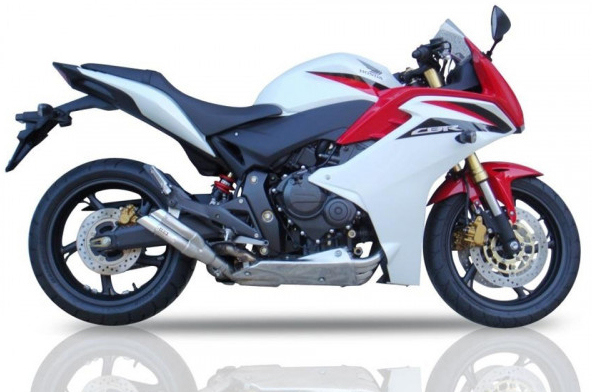 Embout IXIL HYPERLOW en acier inoxydable pour Honda CB 600 F Hornet (Bj.07-14) / CBR 600 F (Bj.11-13)