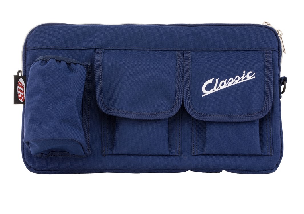 Sac "Classic" pour compartiment à bagages/boîte à gants Vespa - bleu, nylon
