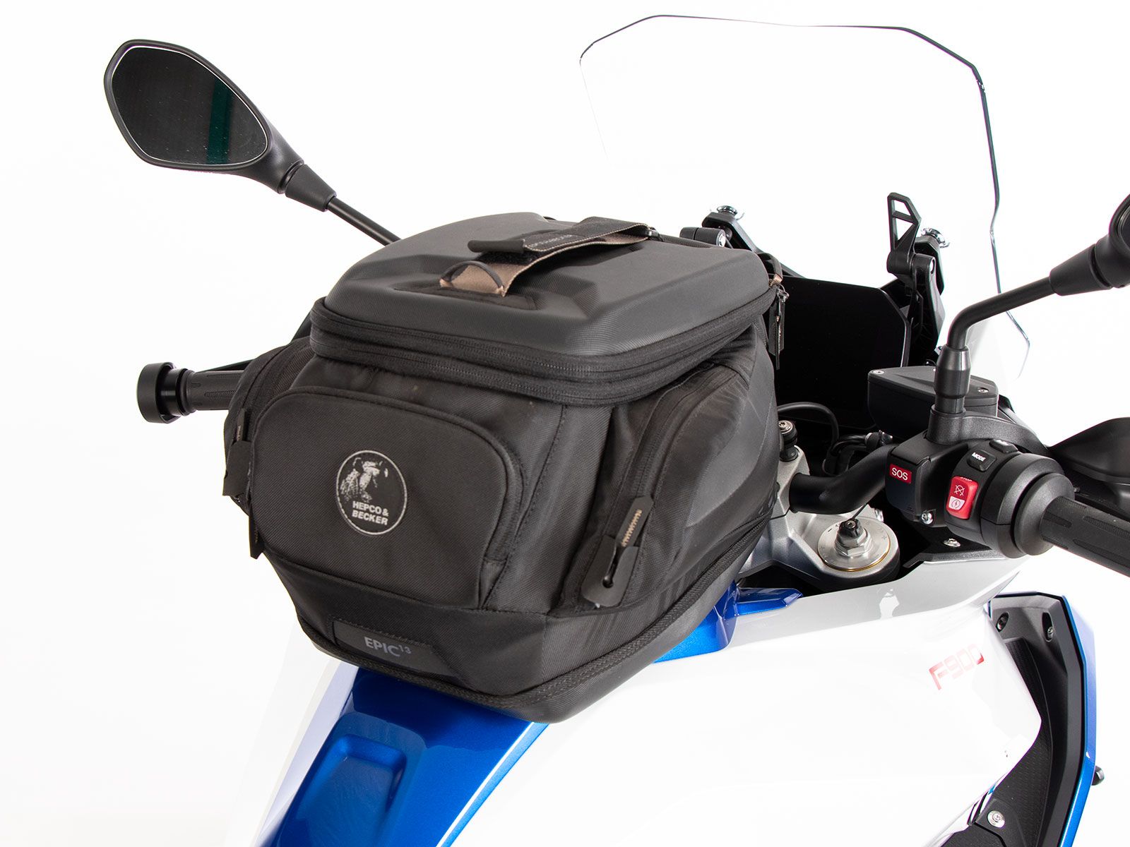 Anneau de réservoir Basic avec unité de fermeture de la sacoche de réservoir pour BMW F 900 XR (25-) Hepco & Becker