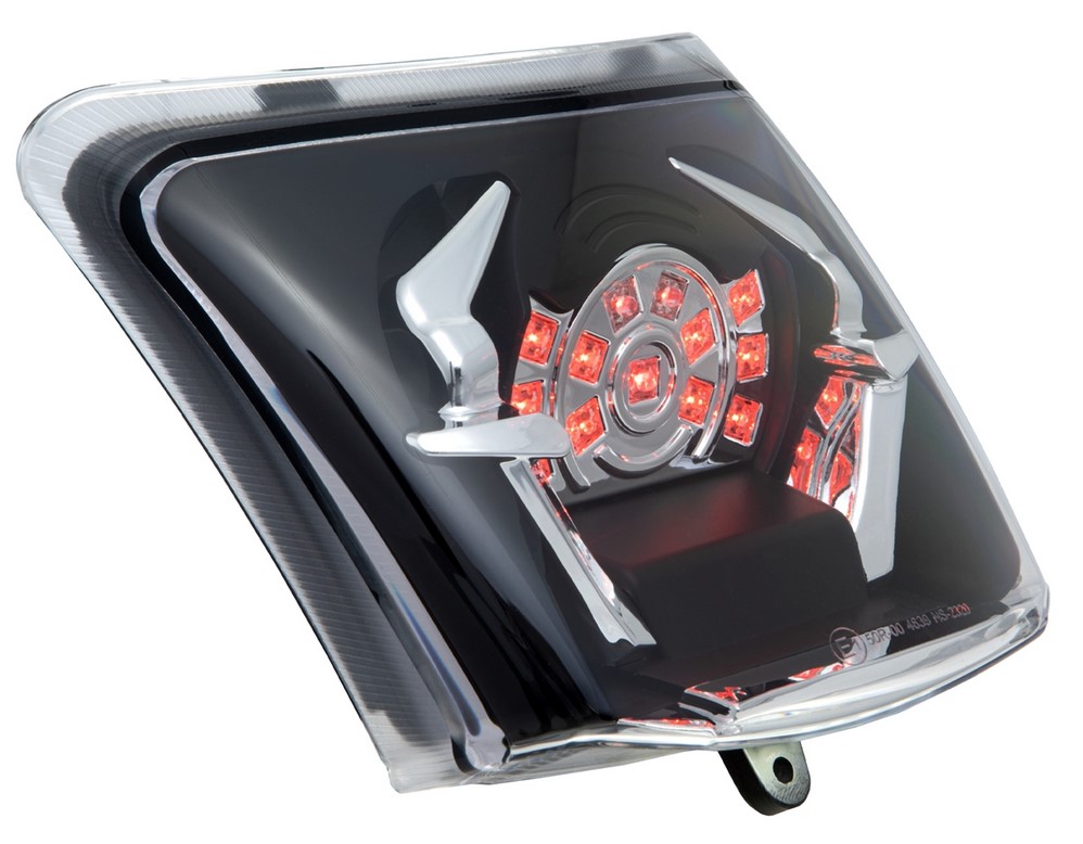 Feu arrière MK II LED pour Vespa GTS/GTS Super/GTV 125-300ccm HPE ('18-), clair